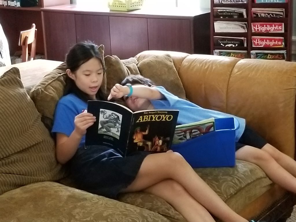 Mikayla Reading Buddies